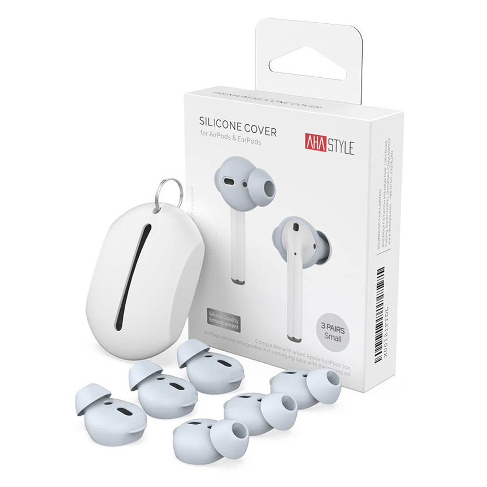AHASTYLE PT40 for Apple AirPods with Charging Case (2016) (2019) AirPods with Wireless Charging Case (2019) 3 Pairs Replacement Earbuds Cap Silicone Eartips Cover Size: S AHASTYLE PT40 for Apple AirPods with Charging Case (2016) (2019) AirPods with Wireless Charging Case (2019) 3 Pairs Replacement Earbuds Cap Silicone Eartips Cover Size: S